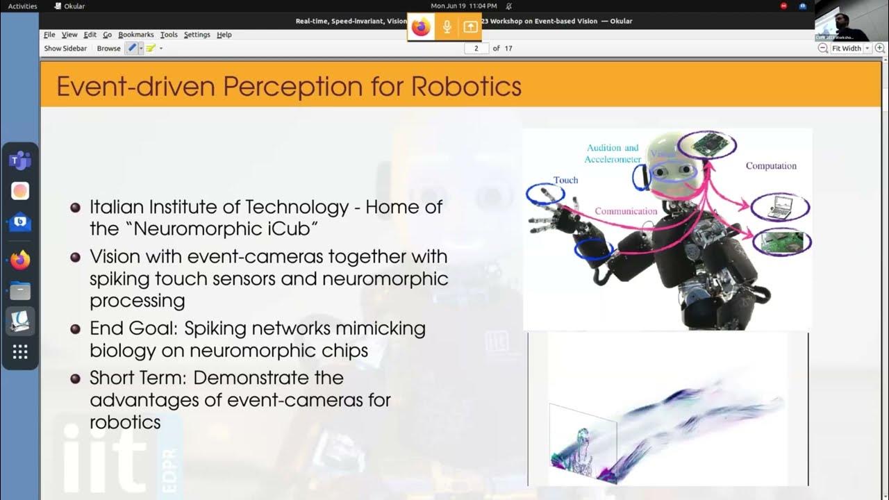 Arren Glover at CVPR 2023 on Eventbased Vision YouTube
