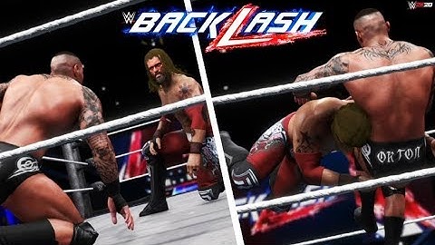 WWE 2K20: Edge vs Randy Orton | Backlash 2020 - Prediction Highlights