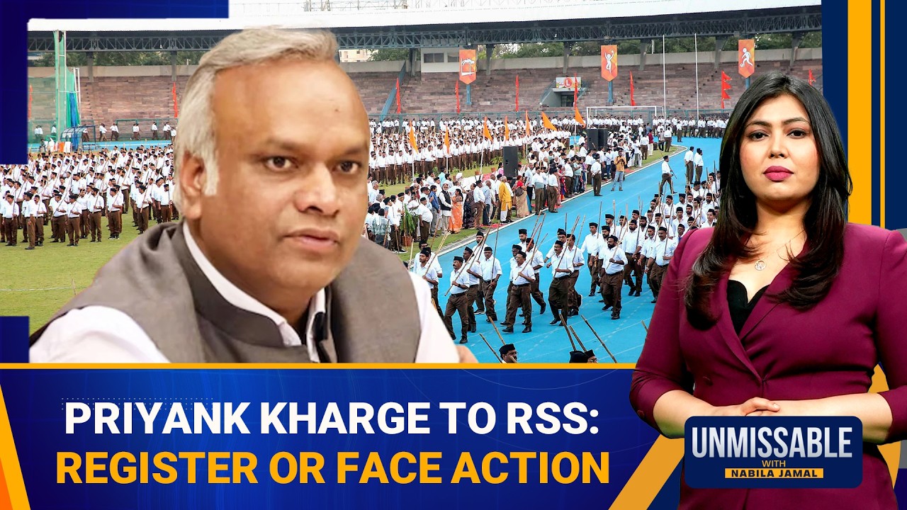 “RSS is a Money Laundering Racket”: Priyank Kharge’s Massive Charge | Unmissable | News9