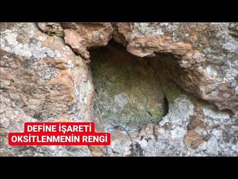 DEFİNE İŞARETİ OKSİTLENMENİN RENGİ DEFİNENİN OLDUĞU YER..