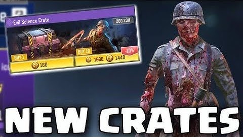 *NEW* EVIL SCIENCE CRATE OPENING! | Zombie - Wicht Warden & Man-O-War " Cardinal" Unlocked! | CODM..