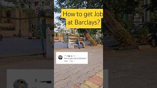 How To Get Job At Barclays
