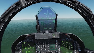 DCS F/A-18C Hornet Anti-Ship Toss Bombing