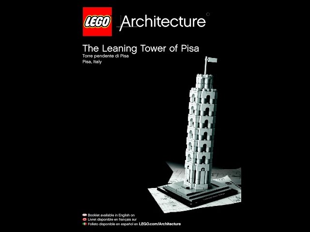 LEGO Architecture The Tower of Pisa 21015 Instructions DIY - YouTube