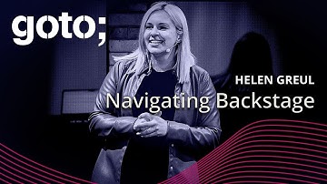 Navigating Backstage: A Year in Developer Life • Helen Greul • GOTO 2024