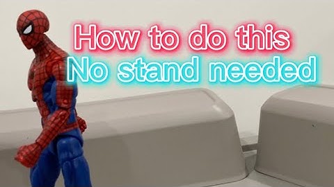 How to make your 6 inch action figure walk in stop motion (NO STAND NEEDED)