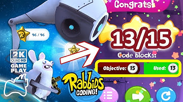 Rabbids Coding ALL 3 Star SOLUTIONS Level 21 to Level 32