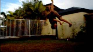 tricking cheat gainer/moonkick attempt