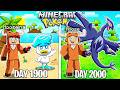 I Survived 2000 DAYS in Minecraft POKEMON!