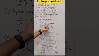 Hydrogen Spectrum || Line spectrum || Atoms class 12