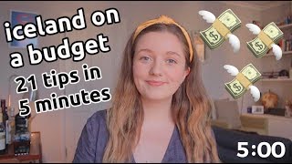 21 cheap iceland tips in 5 minutes | iceland on a budget