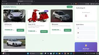 Himalayan Wheels – My Full-Stack Vehicle Renting System Demo (React, Node.js, PostgreSQL, JWT)