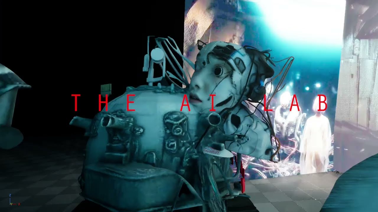 built in the digital AI lab. Sci fi open world development 