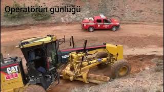 cat 140m grayder orman içi çalışma,kepçe,iş makinası,orman canavarı,izle,keşfet,grayder,grader,140m