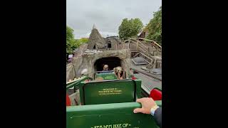 Riding the 2nd Oldest Rollercoaster in the World at Tivoli Gardens Copenhagen Denmark