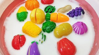 Cutting Fruits and Vegetables ASMR | Watermelon, Carrot | Satisfying Video Squishy & Pop it
