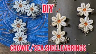 Cowrie Shell Jewelry Making Seashell Jewellery Making Cowrie Shell Earrings