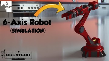 6-Axis Robot | CATIA Design Tutorial | SIMULATION