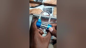 How to set Combination lock Password padlock 5 digit