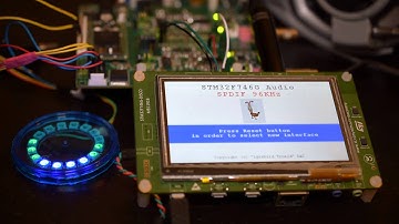 STM32F7 Lyrebird with S/PDIF and LCD