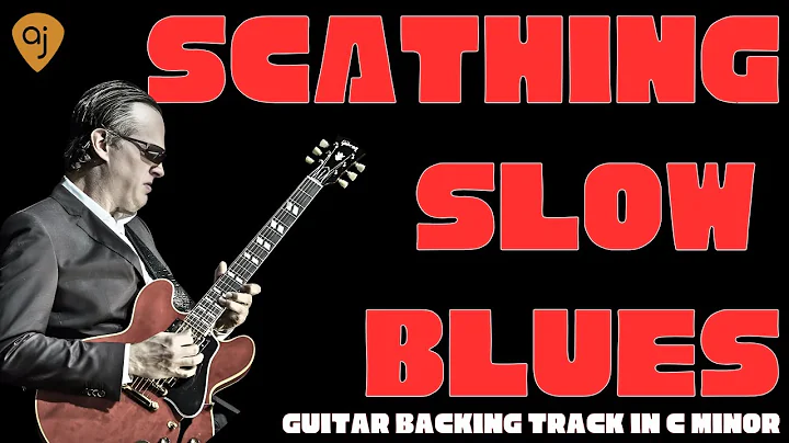 Scathing Slow Blues Jam in C Minor | Soulful Guitar Backing Track