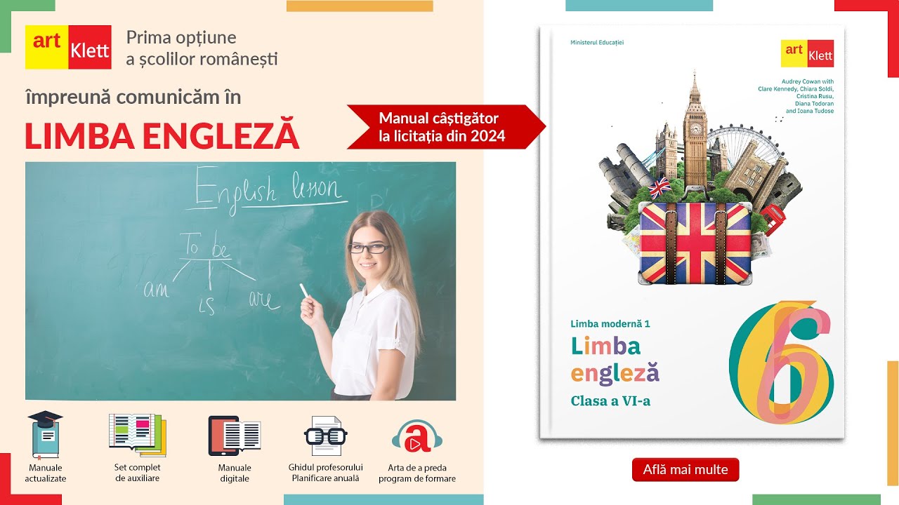 Clasa a VI-a. Limba modernă 1. Limba engleză. Editura Art Klett - YouTube