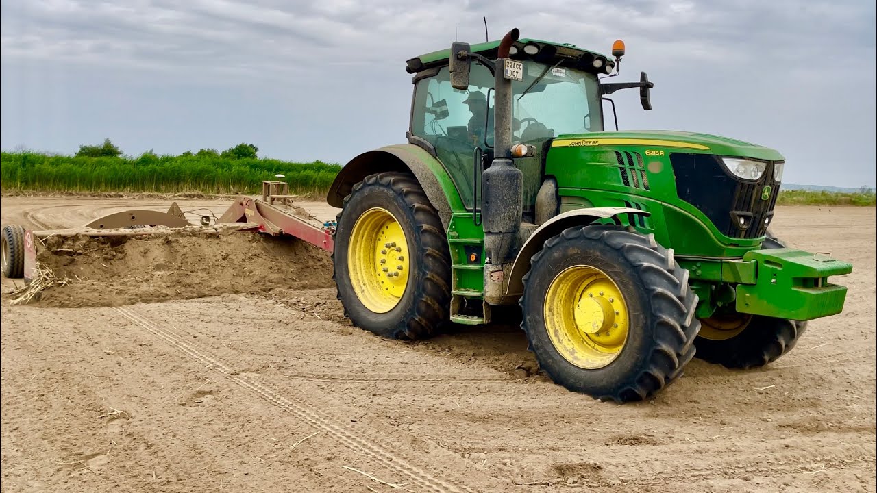 JOHN DEERE 6215R + ÇEKİÇKESEN 7 METRE LAZER | UYDULU LAZER