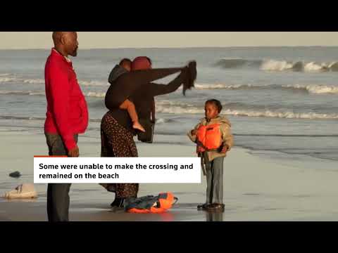 Many left behind on French beach after failed Channel crossing