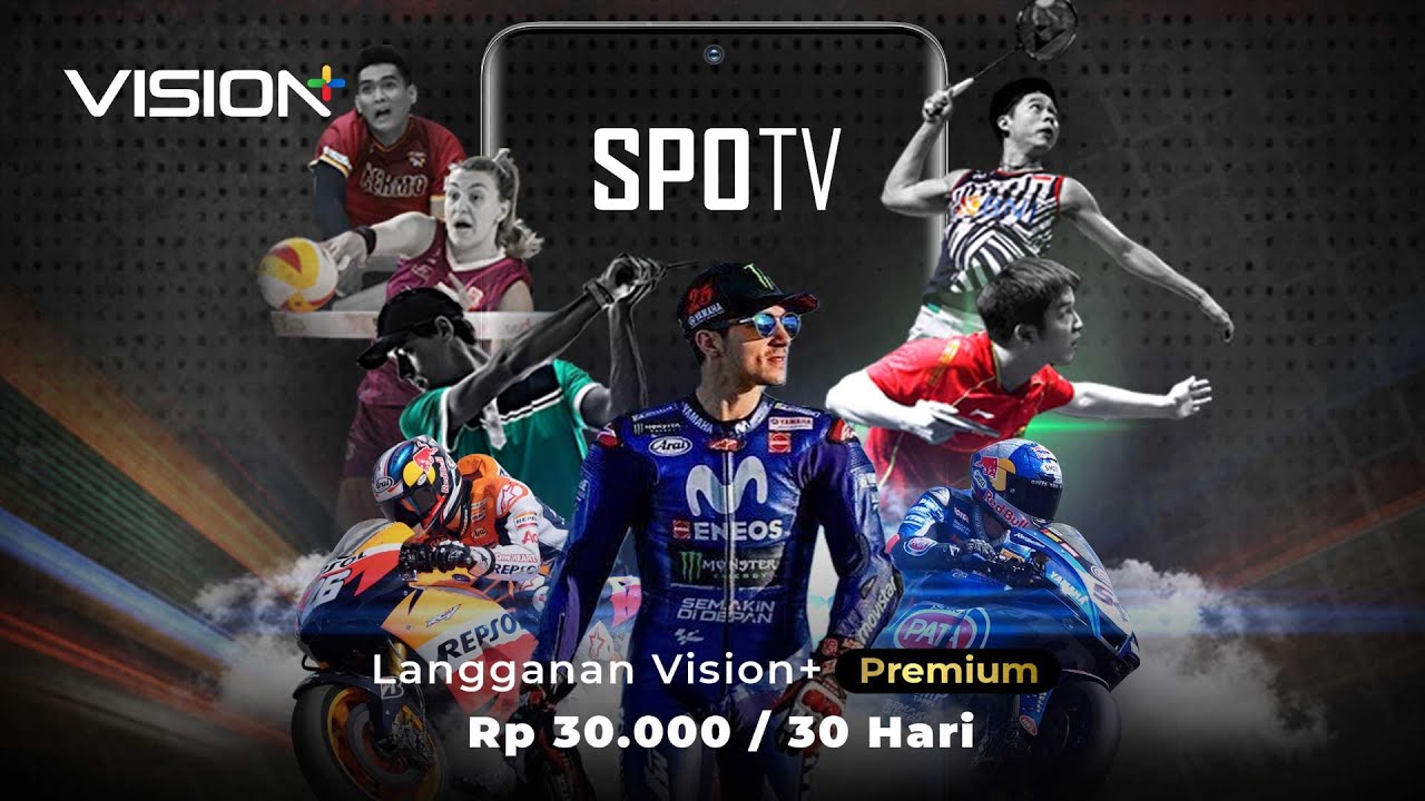 STREAMING CHANNEL OLAHRAGA PREMIUM SPOTV DI VISION+