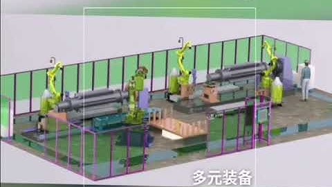 Bus Production Line Robot