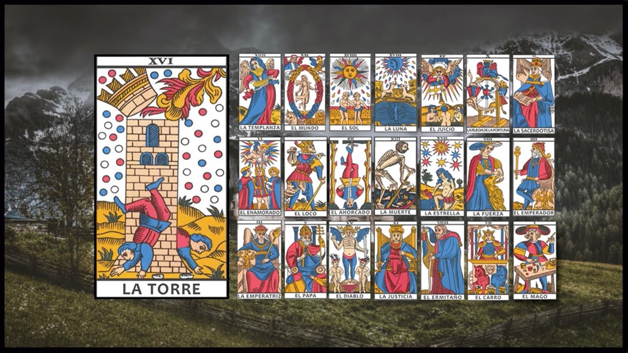 ☯ Combinaciones la TORRE con otras cartas del Tarot de Marsella - YouTube