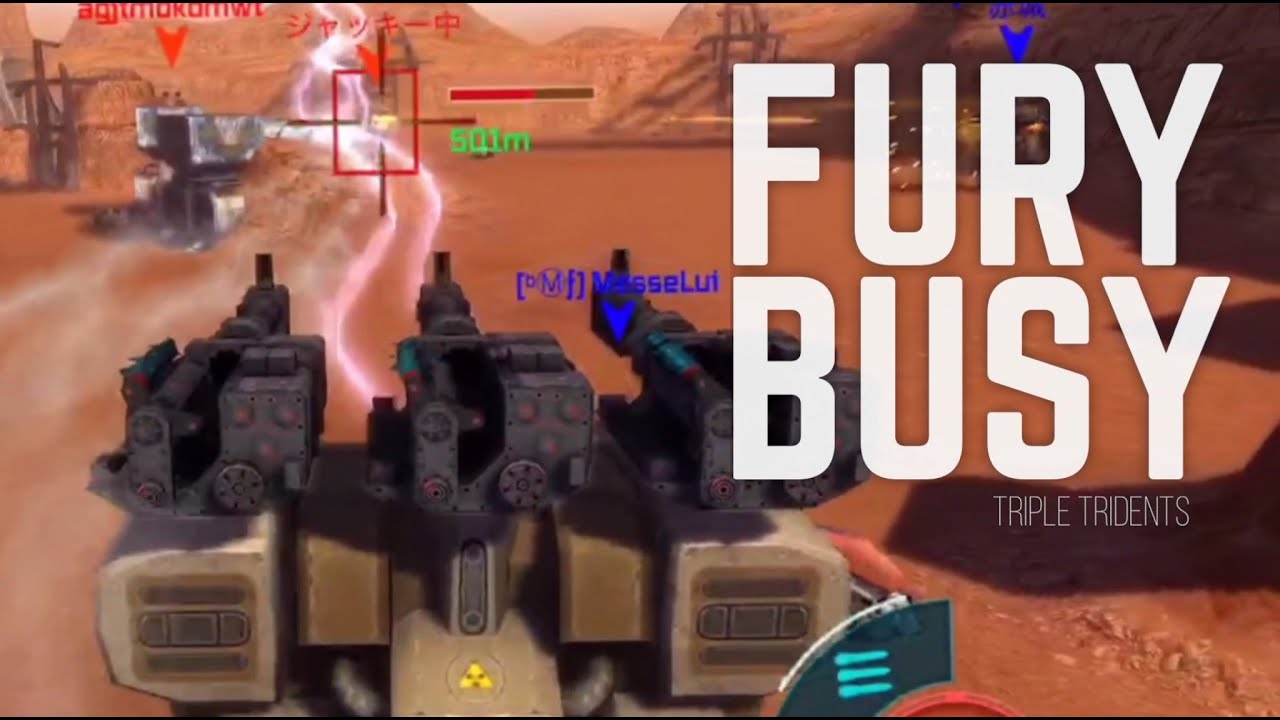 Fury Trident - Canyon - War Robots [WR]