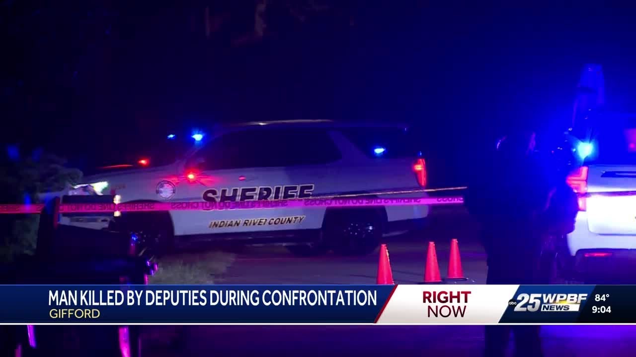 Man shot and killed in confrontation with Indian River County deputies ...
