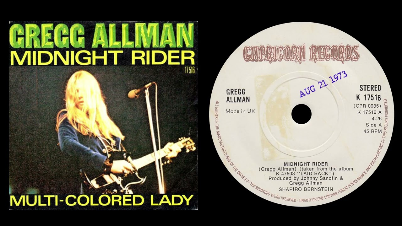 レア盤！DIANA RUTHERFORD - FIRST NIGHT レゲエ Gregg Allman - Midnight Rider [1973] - YouTube