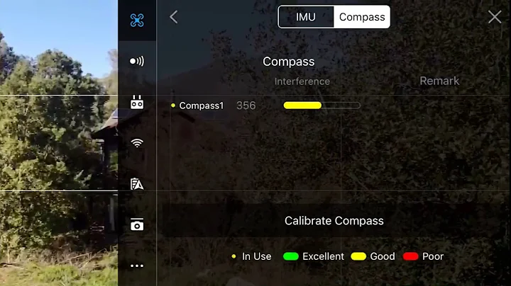 Mavic Air compass interference demo