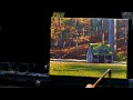 Mini Acrylic Landscape Painting of an Old Sheep Shed - Time Lapse - Artist Timothy Stanford