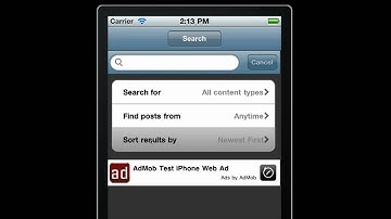 vBulletin Mobile - Search Feature