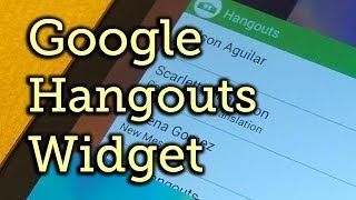 Preview New Conversations with the Unofficial Google Hangouts Widget - Android [How-To] screenshot 5