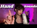 ASMR | Fast HAND SOUNDS and NAIL SOUNDS (Finger Snaps &amp; Flutters, Nail Clacking, Lotion Sounds)