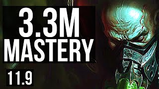 Urgot Vs Sylas Top 3.3M Mastery, 1700 Games, 826 Kr Master V11.9