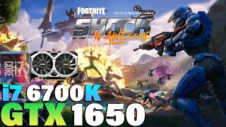 Fortnite - i7 6700K + GTX 1650 - YouTube