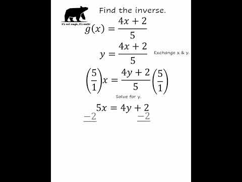 Find the inverse