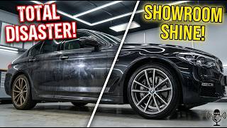 Saving this NEGLECTED BMW G30! (Extreme Paint Restoration & ASMR)