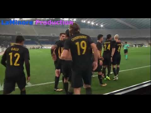 Three great goals from Sergio Araujo vs Paok vs Olympiakos vs Panathinaikos - Only AEK