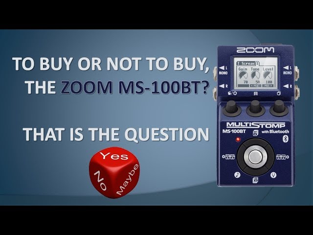 Zoom MS-100BT - Good Deal ???