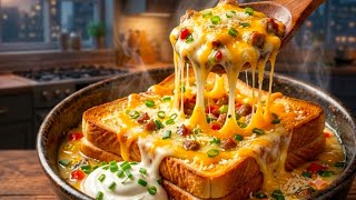 Stop Making Boring Breakfast! 🛑 Try This 5-Minute Oven Egg Toast! 🍳🔥