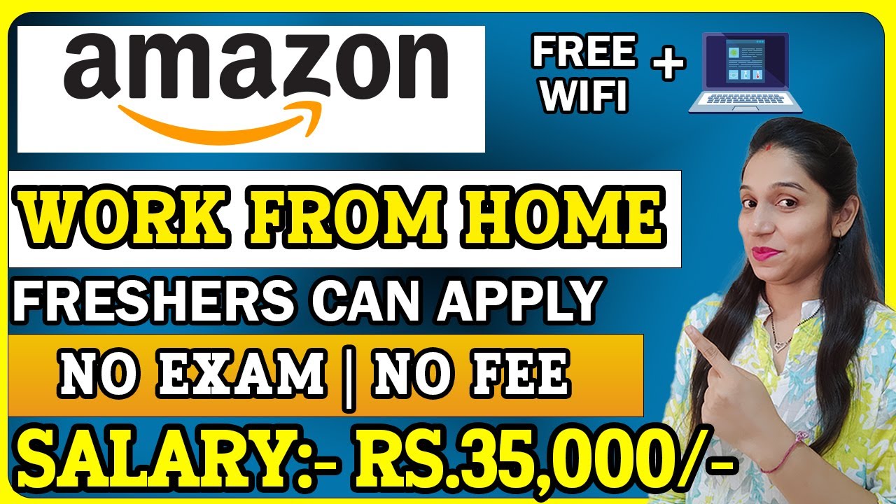 Amazon Work From Home Job 12th Pass Jobs FREE Laptop 😍 Amazon