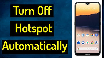 How to turn off hotspot automatically after 10 minutes | Close Hotspot when no device is connected