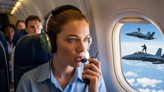 She Was only a Passenger in 13F— Until the F-22 pilots heard her call sign and stood in salute.