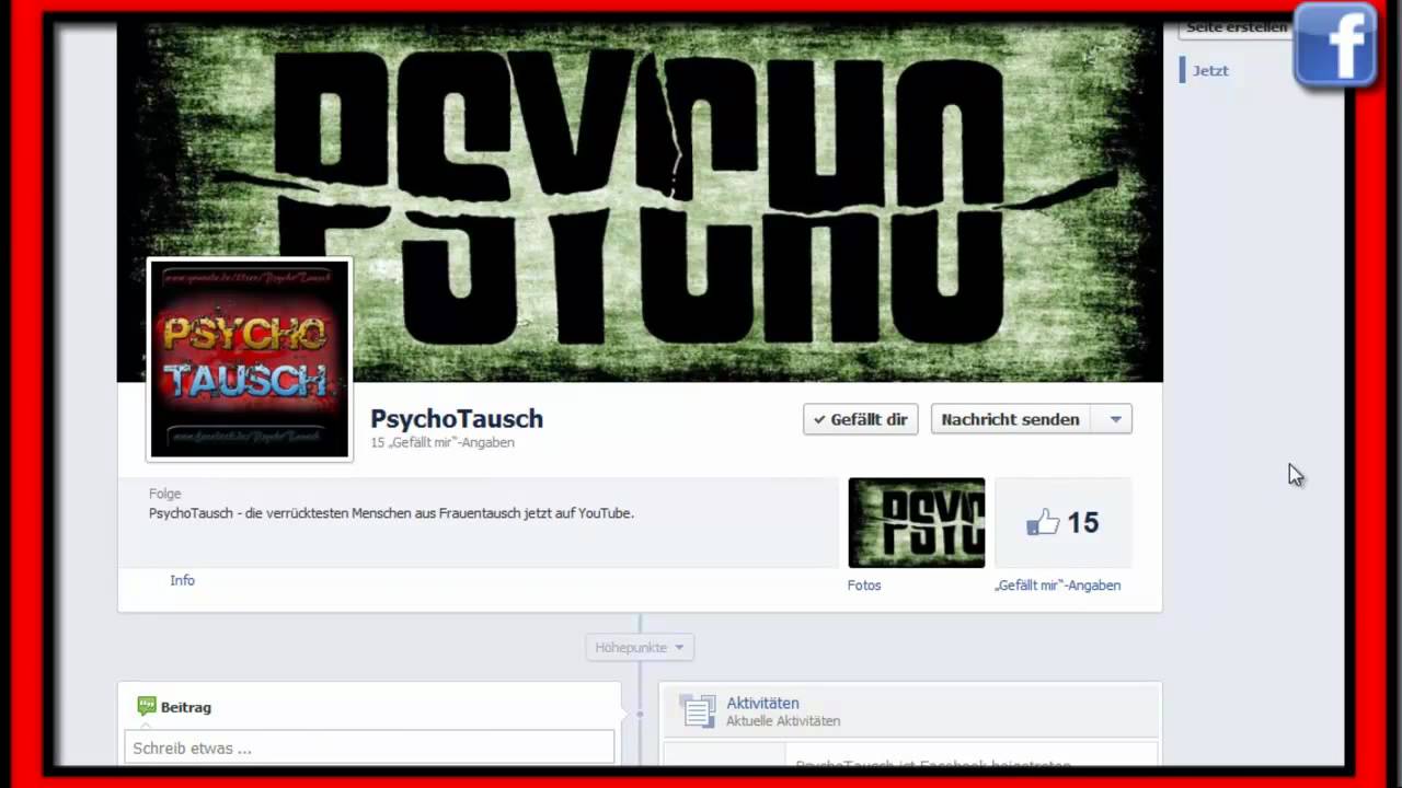 Psychotausch - Facebook Fanseite